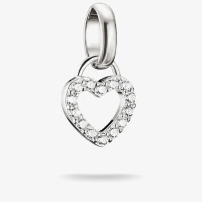 THOMAS SABO Charm Club Connect Hello Kitty Cubic Zirconia Open Heart Charm CC1369-M02-14