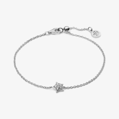 Sif Jakobs Sterling Silver Astri Cubic Zirconia Star Bracelet SJ-B2706-CZ