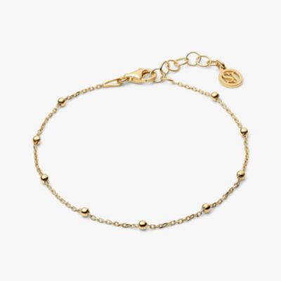 Sif Jakobs Gold Plated Sfere Beaded Chain Bracelet SJ-B2748-YG