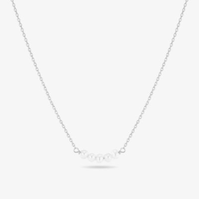 Sif Jakobs Sterling Silver Perla Cinque Five Pearl Necklace SJ-N2735-P