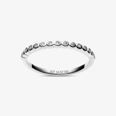 Sif Jakobs Sterling Silver Sarzana Cubic Zirconia Ring SJ-R2750-CZ
