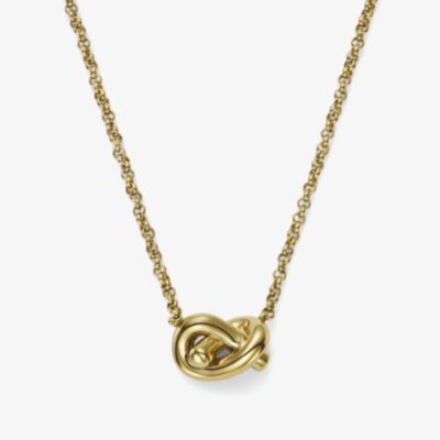 Olivia Burton Classic Gold Plated Lovers Knot Necklace 24100221