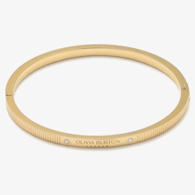Olivia Burton Classic Linear Gold Plated Bangle 24100014