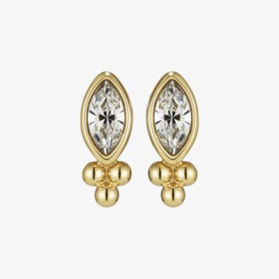 Olivia Burton Classic Gold Dainty Plated Cyrstal Studs Earrings 24100286