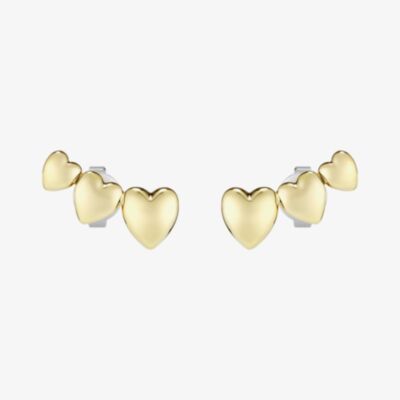 Olivia Burton Gold Plated Mini Heart Stud Earrings 24100463