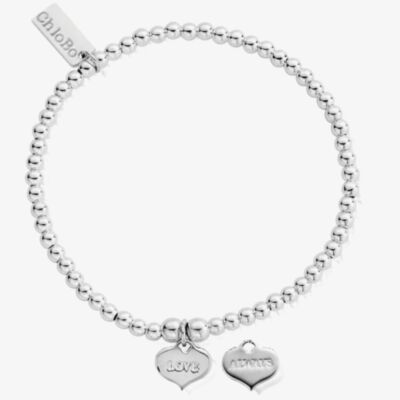 ChloBo Iconic Mini Love Heart Charm Bracelet SBCC204