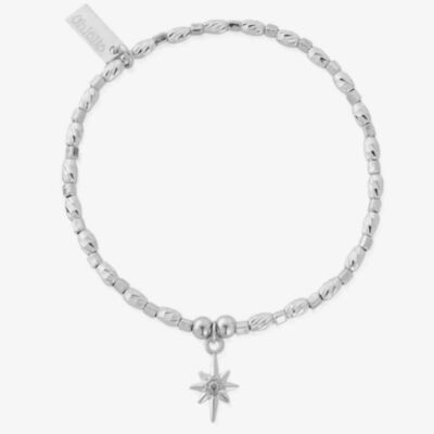 ChloBo Soul Glow Silver Lucky Star Bracelet SBCFR2016
