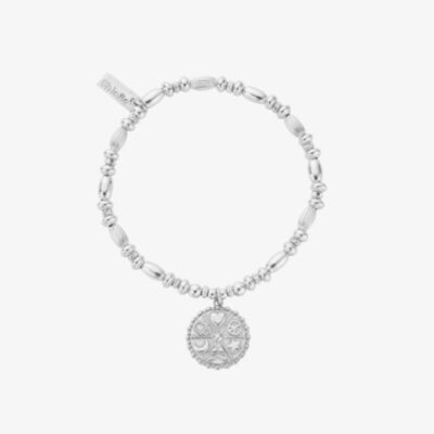 ChloBo Limited Edition Silver Happy Soul Beaded Bracelet SBEXC20YEAR