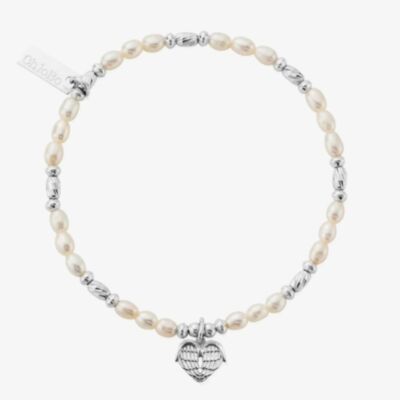 ChloBo Silver Heart Of Love Bracelet SBRP901