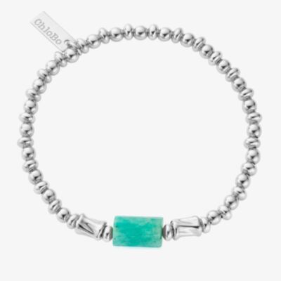 ChloBo Silver Balance Spirit Stone Bracelet SBSSAM