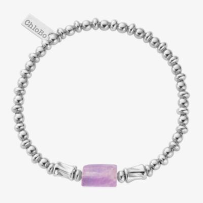 ChloBo Silver Calming Spirit Stone Bracelet SBSSLA