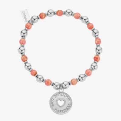 ChloBo Harmony Of The Heart Sterling Silver & Rhodochrosite Bracelet SBRHOH3590