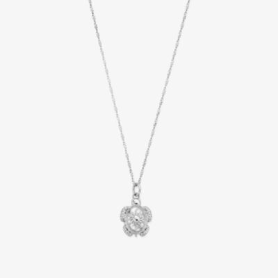 ChloBo Treasures Of Bali Sheltered Glow Sterling Silver Turtle Pendant Necklace SNTRC3504