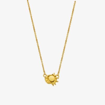 ChloBo Rhythm Of Renewal 18ct Gold Plated Necklace GN3593