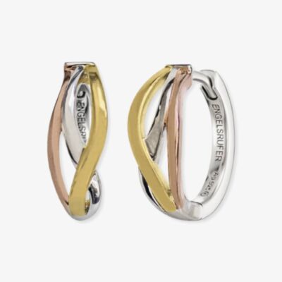 Angel Whisperer Three Colour Paradise Creole Earrings ERE-PARADISE-TRI-CR