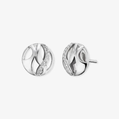 Angel Whisperer Silver Paradise Stud Earrings ERE-PARADISE-ZI-ST