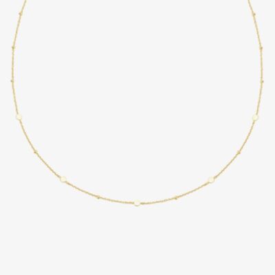 Ania Haie Chill Voyager 14ct Gold Plated Multi Disc Necklace N063-01G