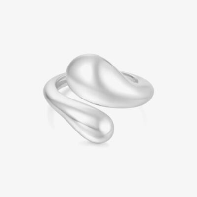 Ania Haie Vogue Maven Sterling Silver Crossover Ring R062-03H