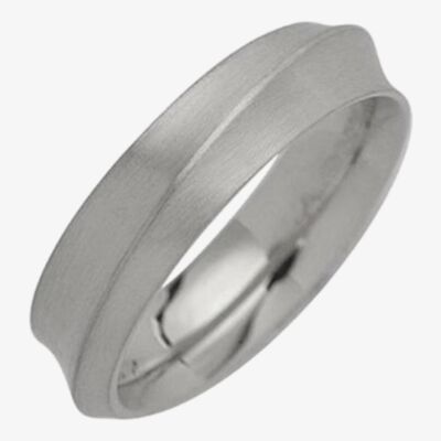 Ti2 Titanium 6mm Satin Flat Court Ring T.LR765.G