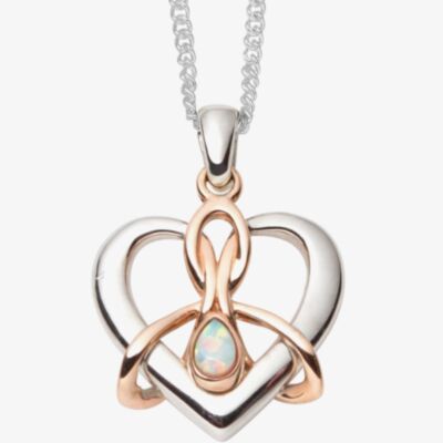 Clogau Dwynwen Opal Pendant Necklace 3SDWP