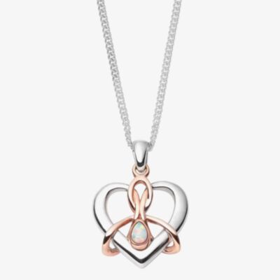 Clogau Dwynwen Opal Pendant Necklace 3SDWP