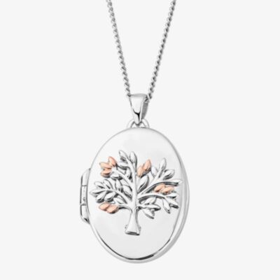 Clogau Tree of Life Oval Locket Necklace 3SNTLL