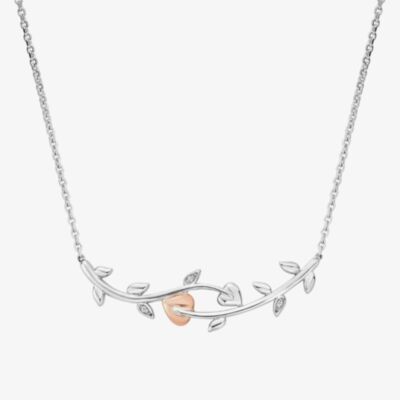 Clogau Tree of Life White Topaz Necklace 3STOL0237