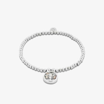 Clogau Tree Of Life 9ct Two Tone Mother Of Pearl Circle Affinity Bracelet 3SBB92R