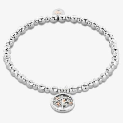 Clogau Tree Of Life 9ct Two Tone Tree Circle Bracelet 3SBB102R
