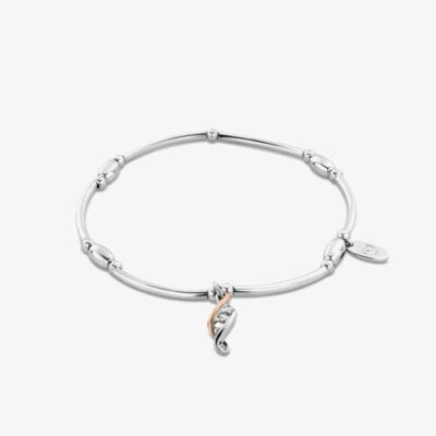 Clogau Past Present Future Silver Affinity Bracelet XX3SZ1