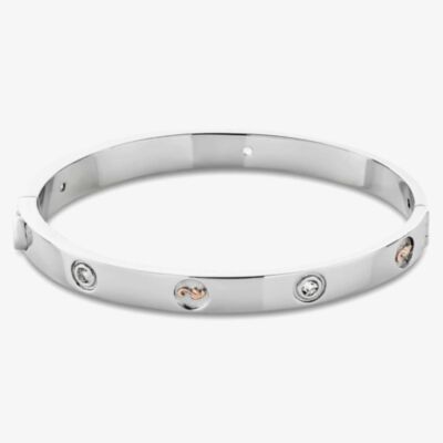 Clogau Sterling Silver Insignia Topaz Bangle 3SINS842