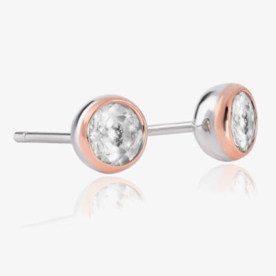 Clogau Celebration White Topaz Stud Earrings 3SEJS1