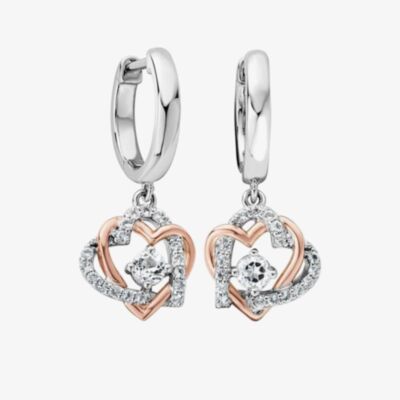 Clogau Always in my Heart Drop Earrings 3SAMH0094