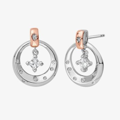 Clogau Stars of the Llyn Peninsula White Topaz Drop Earrings 3SAYN0262