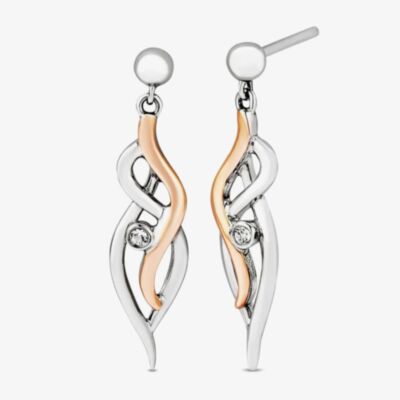 Clogau Natures Wonder Sterling Silver Topaz Waterfall Drop Earrings 3SSWF898