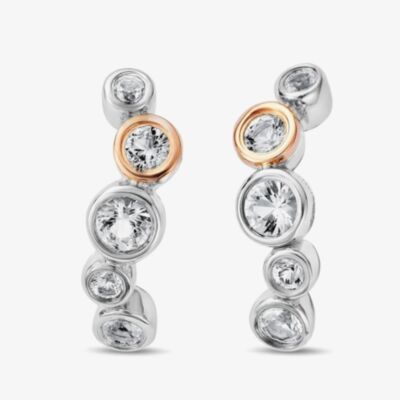 Clogau Two Colour Celebration Topaz Stud Earrings 3SCEL931