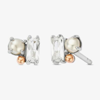Clogau Two Colour Natures Wonder Beachcomber Earrings 3SNWO936