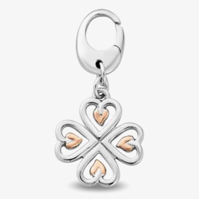 Clogau Insignia Two Tone Heart Charm 3STLH0780