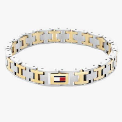 Tommy Hilfiger H-Link Two Tone Stainless Steel Bracelet 2790683