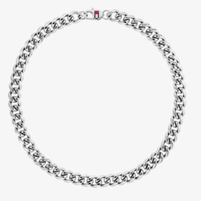 Tommy Hilfiger Wild Mens Stainless Steel Chain Necklace 2790614