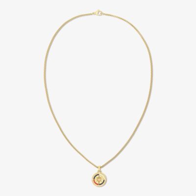 Tommy Hilfiger Yellow Gold Tone Plated Compass Pendant 2790721