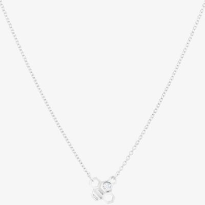 Sterling Silver Cubic Zirconia Tiny Bee Necklace BF1-SL-CZ