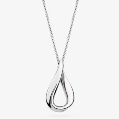 Kit Heath Sterling Silver Serenity Loop Midi Necklace 91184RP