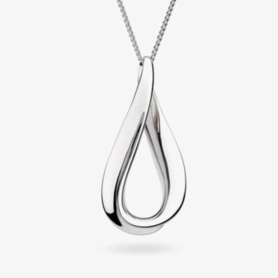 Kit Heath Sterling Silver Serenity Loop Slider Necklace 91185RP