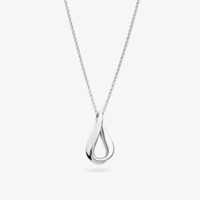 Kit Heath Sterling Silver Serenity Dainty Loop Necklace 91182RP