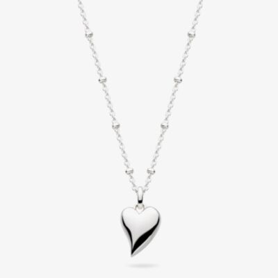 Kit Heath Desire Kiss Midi Heart Ball Chain Pendant 90500RP