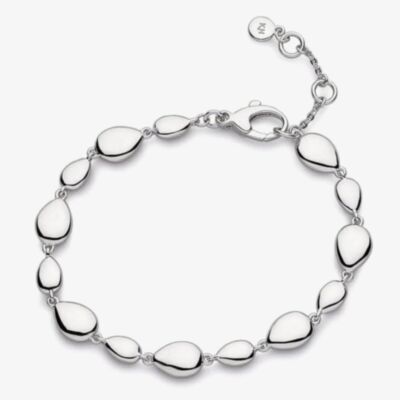 Kit Heath Sterling Silver Coast Pebbles Linking Pebbles Bracelet 70189RP
