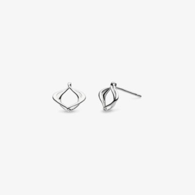 Kit Heath Sterling Silver Alicia Entwine Stud Earrings 40019RP