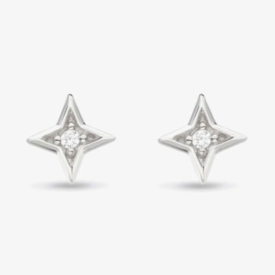 Kit Heath Celeste Astoria Starburst Cubic Zirconia Mini Star Stud Earrings 30410CZ