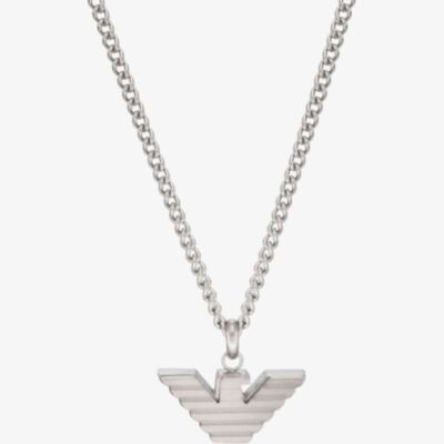 Emporio Armani Essential Stainless-Steel Logo Necklace EGS2916040
